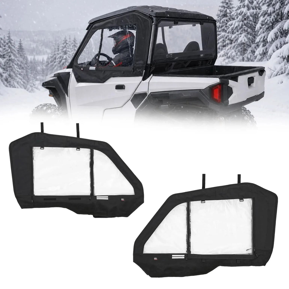 UTV Framed Upper Doors for Polaris General 1000