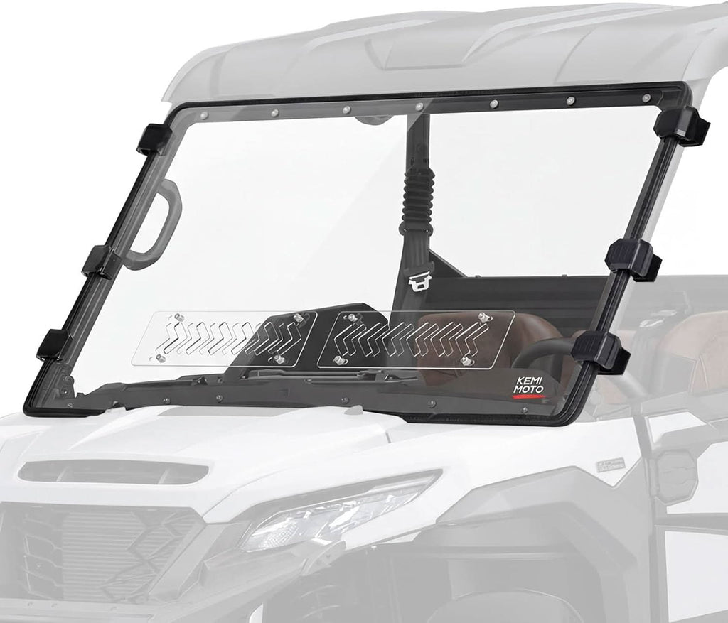 UTV Scratch-Resistant Polycarbonate Front Windshield For Kawasaki Ridge