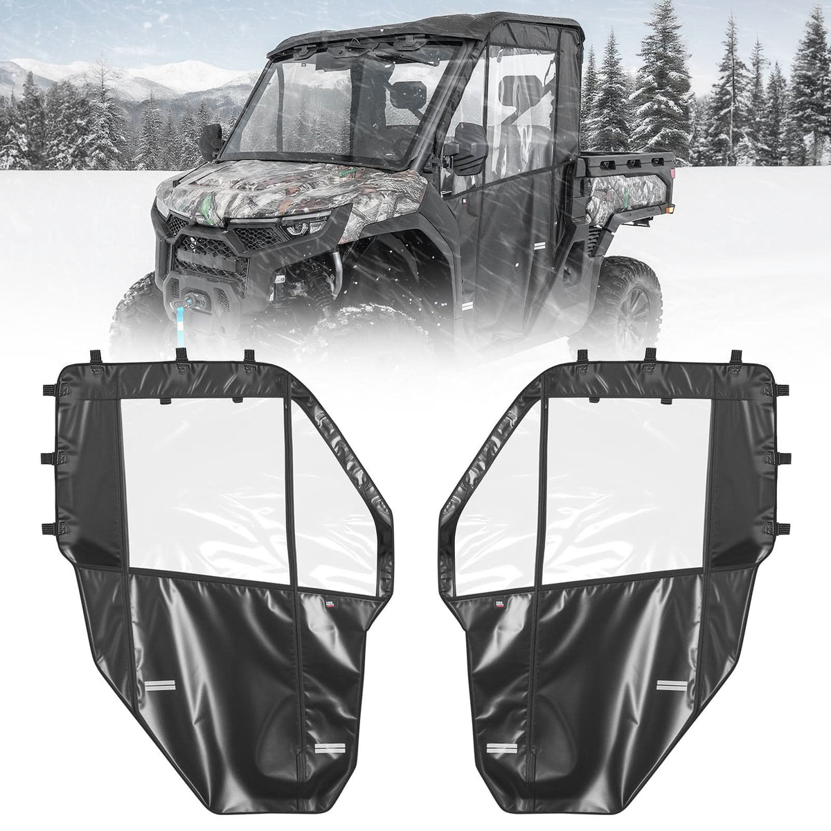 UTV Soft Full Doors Cab Enclosure for CFMOTO UFORCE U10 Pro