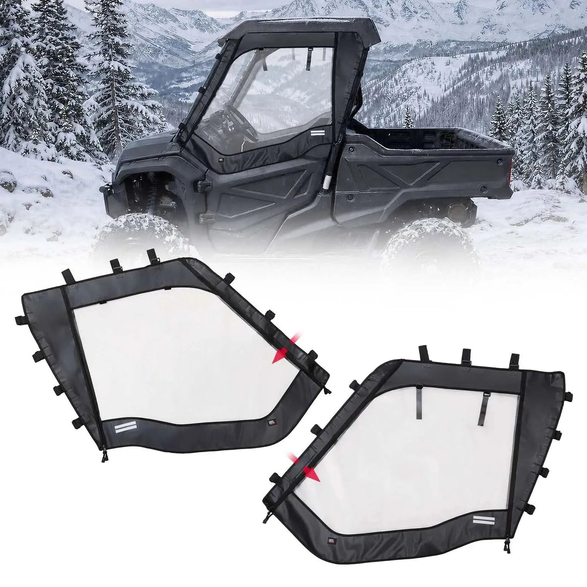 UTV Soft Upper Doors For Honda Pioneer 1000