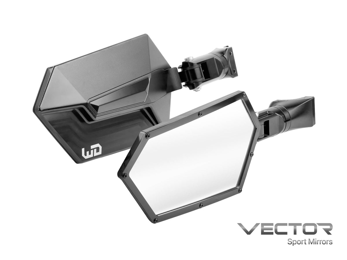 Vector Sport Mirrors (Set of 2) – 2.0" Clamp