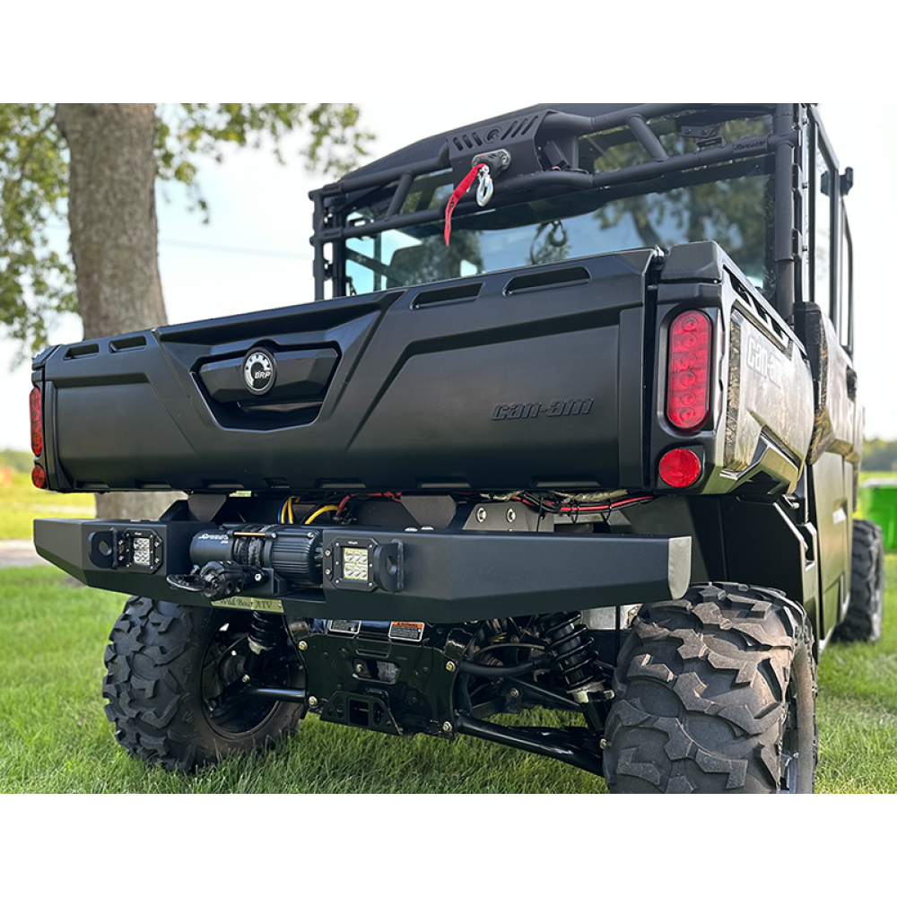 Wild Boar Can-Am Defender Rear Bumper w/ Lights and Winch Mount