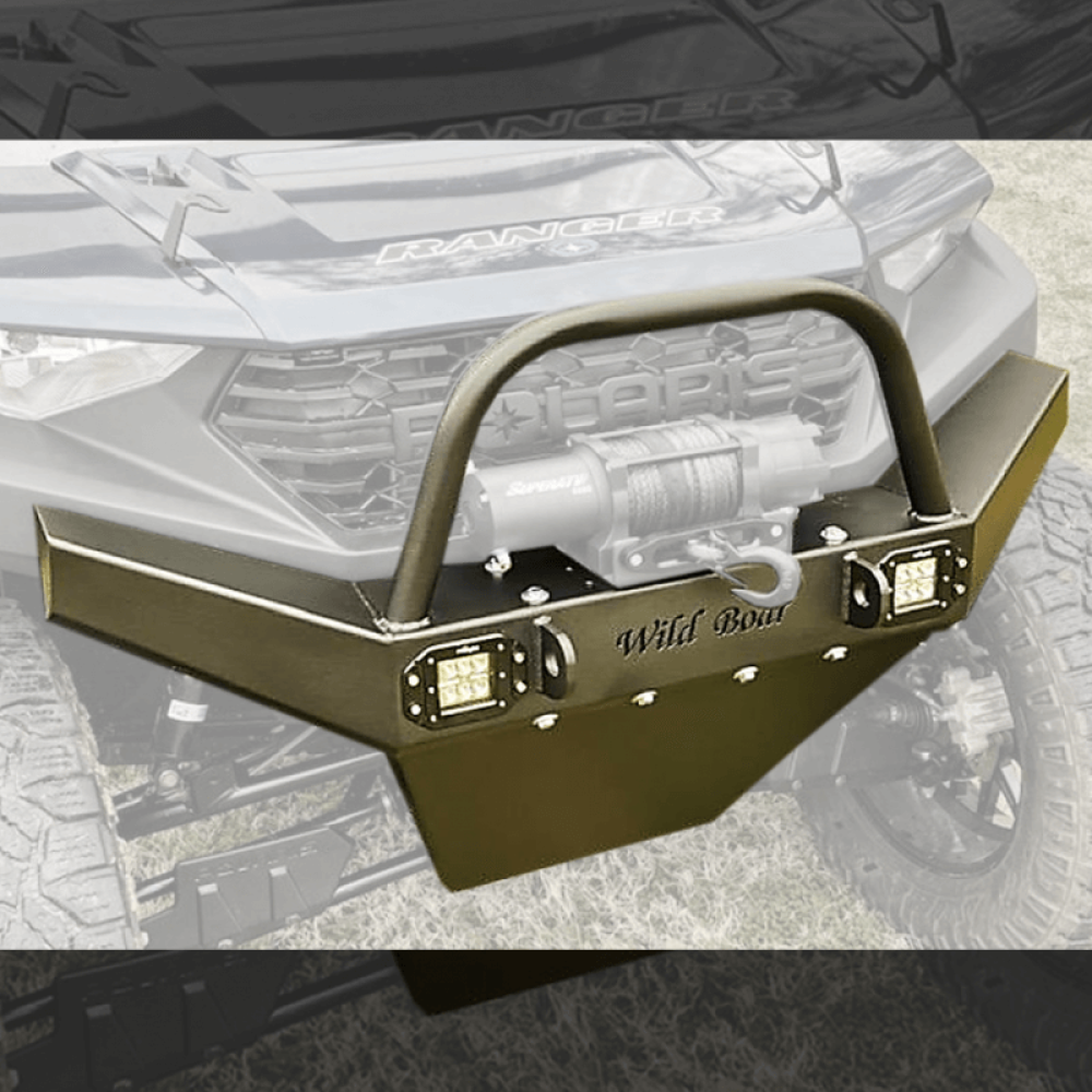 Wild Boar Polaris Ranger 1000 (2021+) Front Winch Bumper w/ LEDS