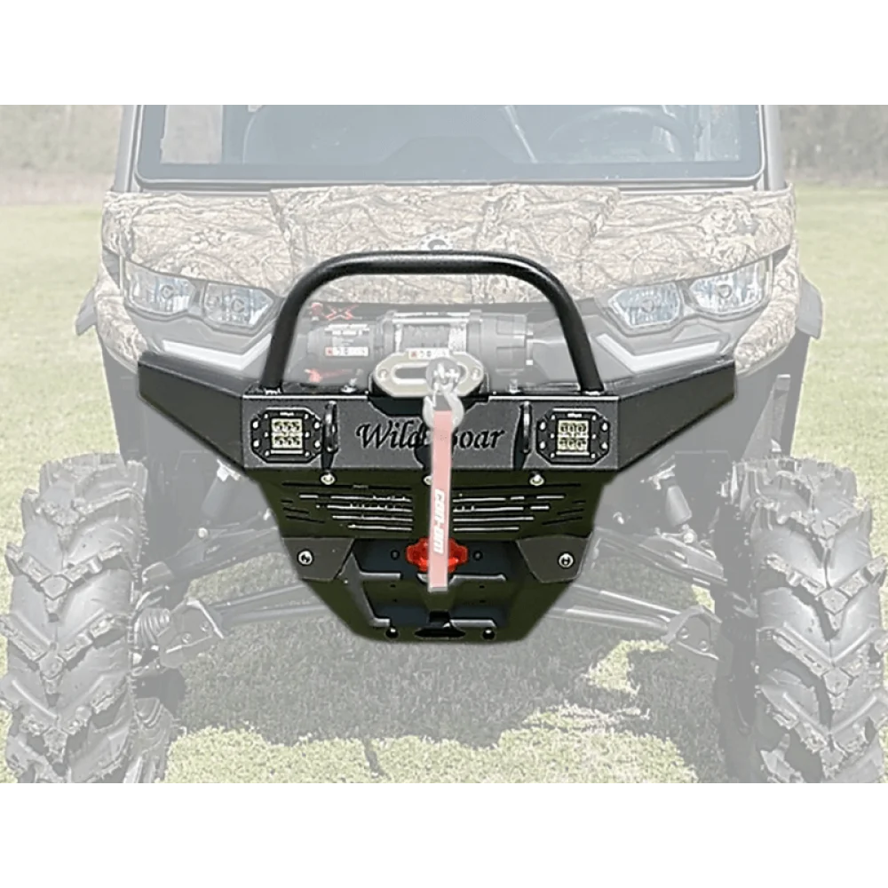 Wild Boar Can-Am Defender Front Bumper with LED Lights (2020-Up)