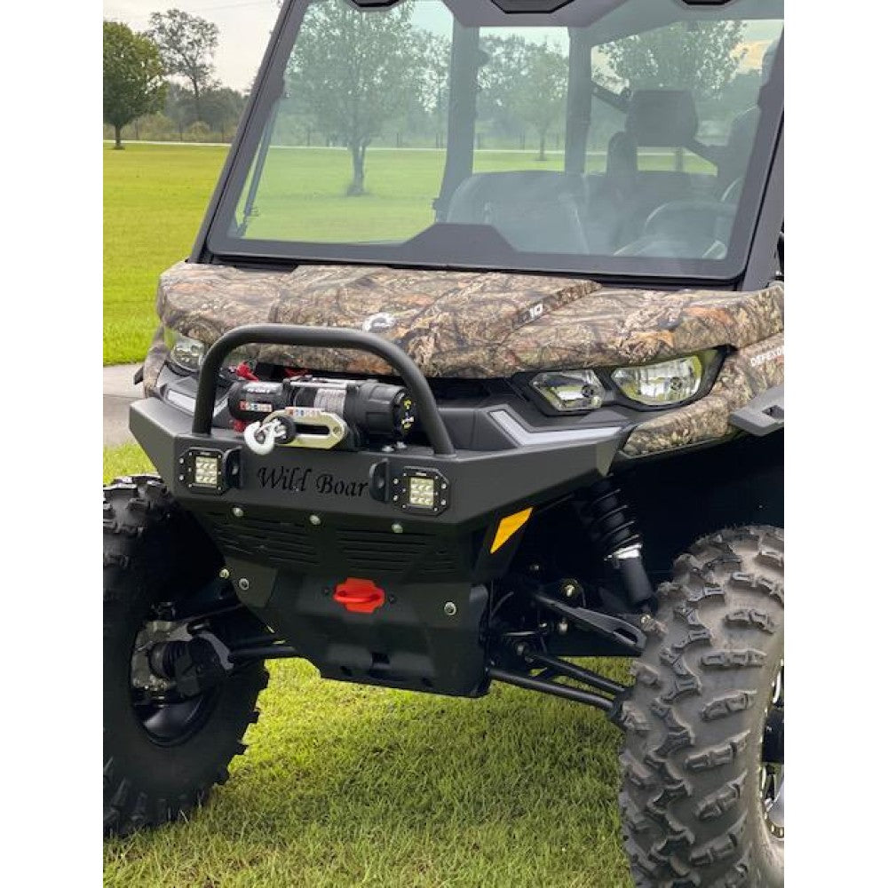 Wild Boar Can-Am Defender Front Bumper with LED Lights (2020-Up)