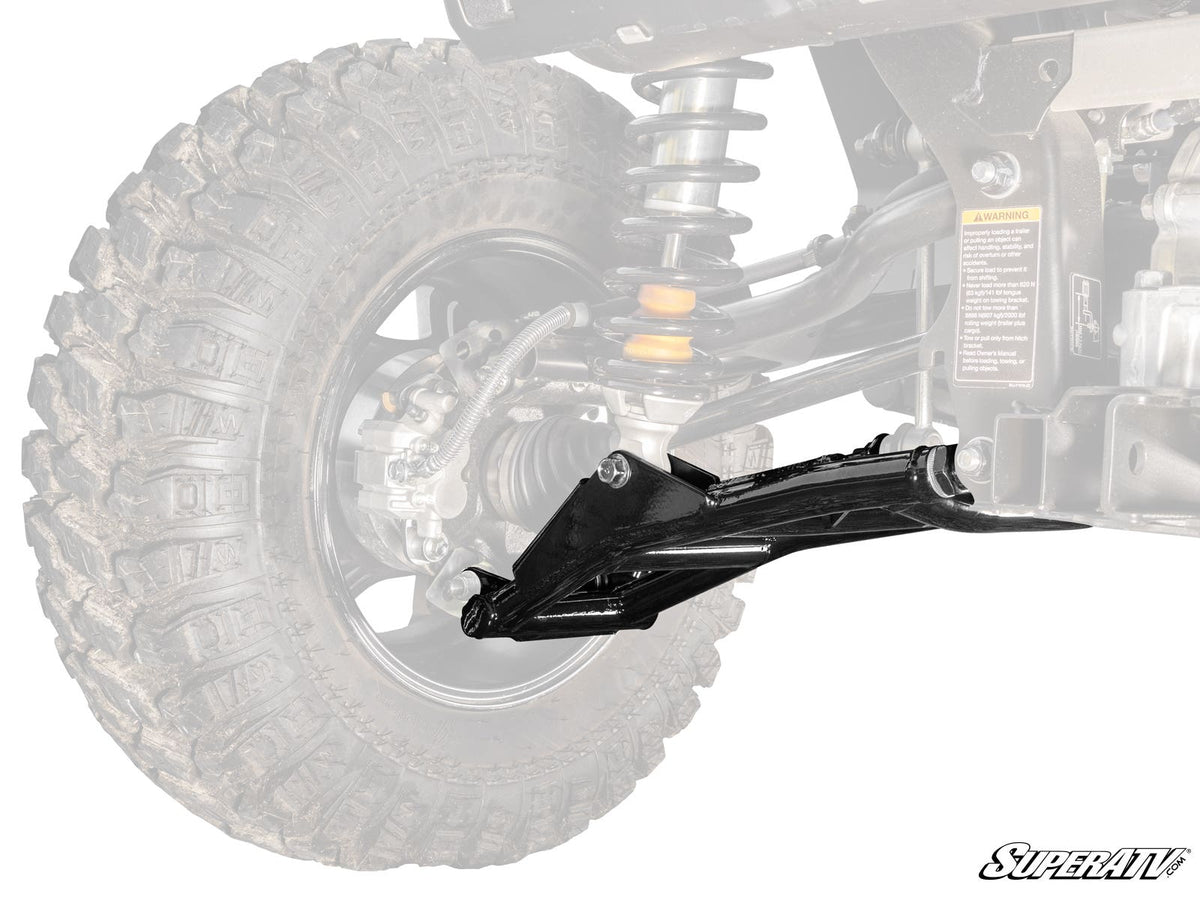 SuperATV Yamaha Wolverine X2 1000 high-clearance lower rear A-arms