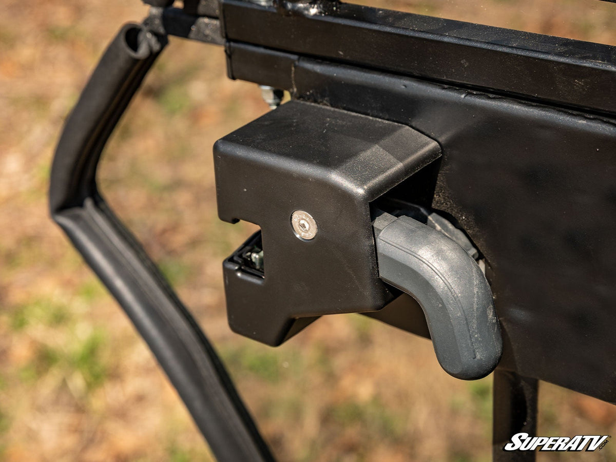 Yamaha Viking full cab enclosure door latch detail